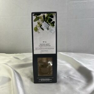 Threshold Water Mint & Eucalyptus Read Diffuser With Spearmint & Geranium New